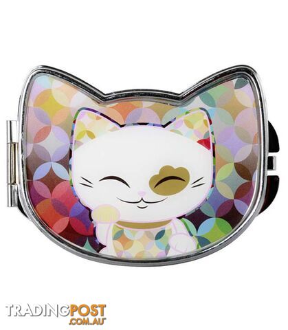 Mani The Lucky Cat Compact Mirror â White (Cat 029)