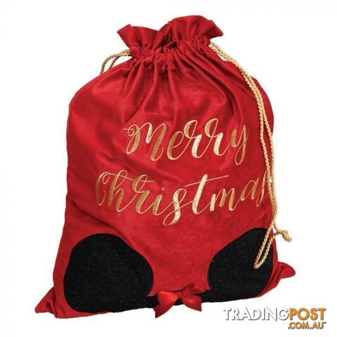 Disney Christmas - Velvet Gift Sack Minnie Mouse - Widdop - 5017224900233