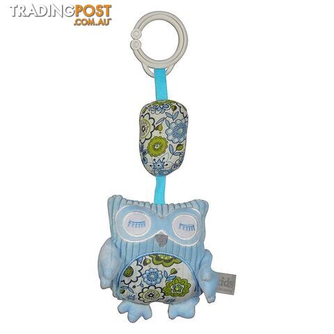 ES Kids - Owl Chime Toy - Blue