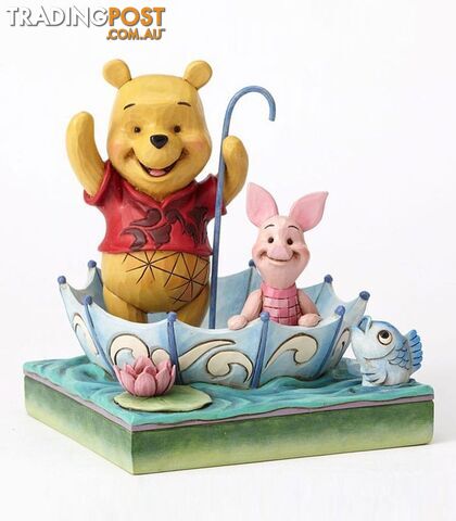 Jim Shore Disney Traditions - Winnie the Pooh & Piglet - 50th Anniversary - 50 Years of Friendship - Disney Traditions - 0045544878937