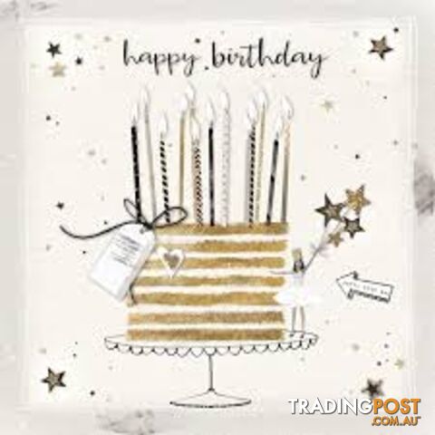 Birthday Card - Happy Birthday - Party this way