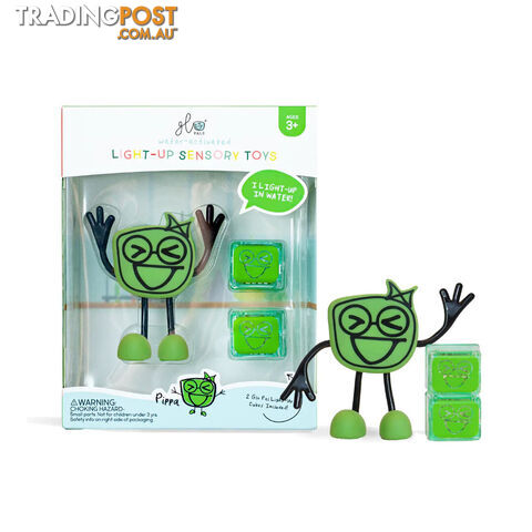 Glo Pal Light-Up Sensory Character Pippa: Green - Glo Pals - 850016823083