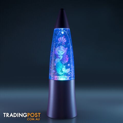 LED Shake and Shine Mermaid Glitter Mini Lamp
