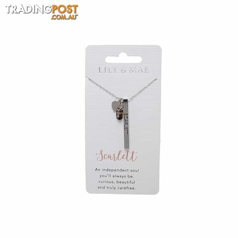 Artique - Personalised Necklace - Scarlett