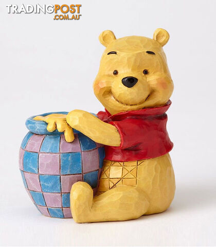 Jim Shore Disney Traditions - Winnie the Pooh with Honey Pot Mini Figurine - Disney Traditions - 0045544879033