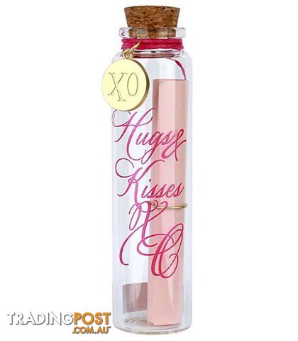 You Are An Angel - Hugs and Kisses XO Wish Bottle - Message in a Bottle