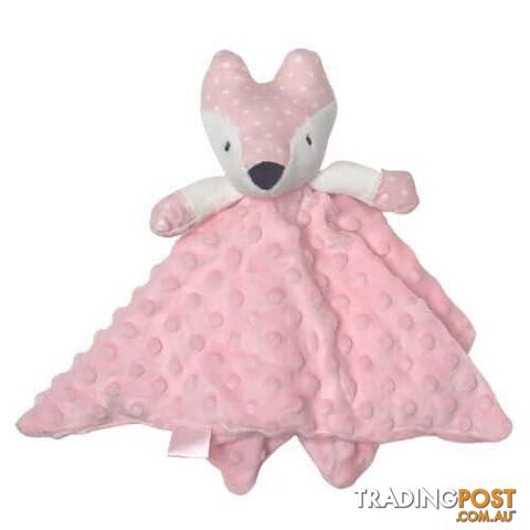 ES Kids - Fox Comforter with Rattle - Pink - 30cm - Es Kids - 9347538008377