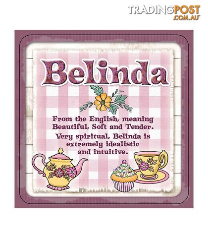 Personalised Cuppa Coasters - Belinda