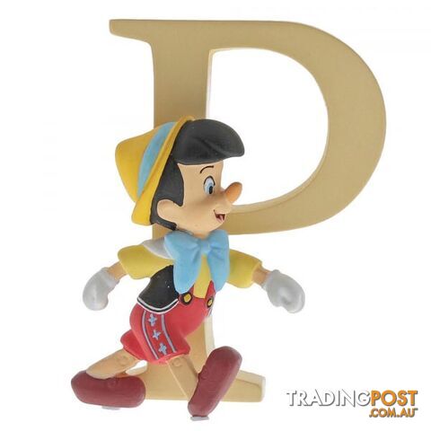 Disney Enchanting Alphabet P - Pinocchio Figurine - Disney Enchanting - 720322295617