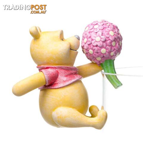 Pot Buddies: Winnie The Pooh Holding Flowers - Jardinopia Garden Decor - 5060733455633