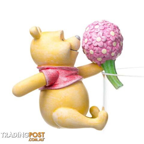 Pot Buddies: Winnie The Pooh Holding Flowers - Jardinopia Garden Decor - 5060733455633