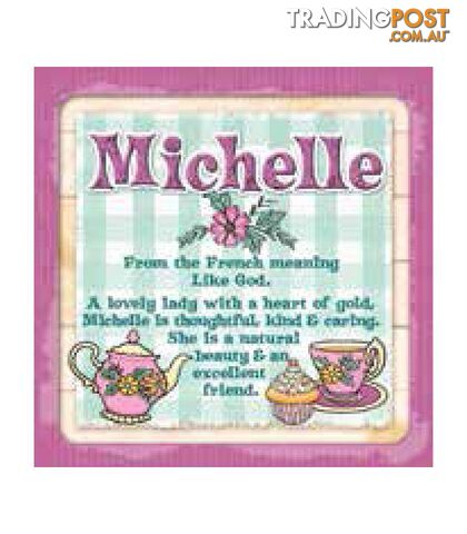 Personalised Cuppa Coasters - Michelle