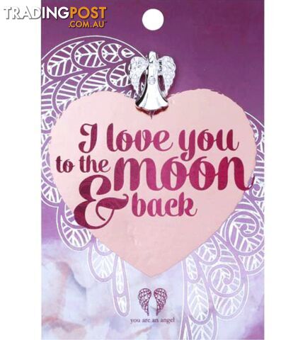 You Are An Angel Pin - IÂ Love You to the Moon and Back