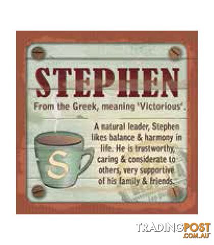 Personalised Cuppa Coasters - Stephen