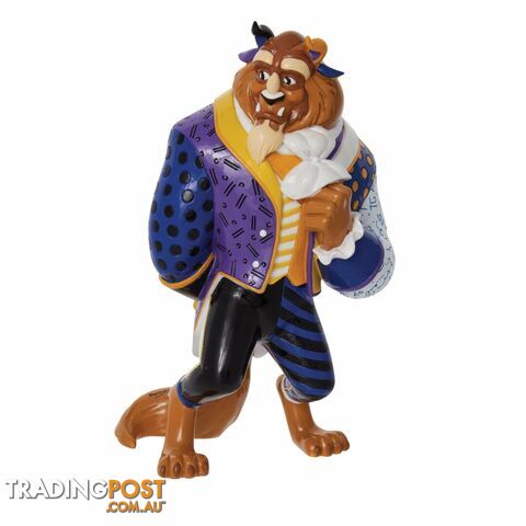 Disney by Britto Beast Large Figurine, 23cm Height - Disney by Britto - 028399318827