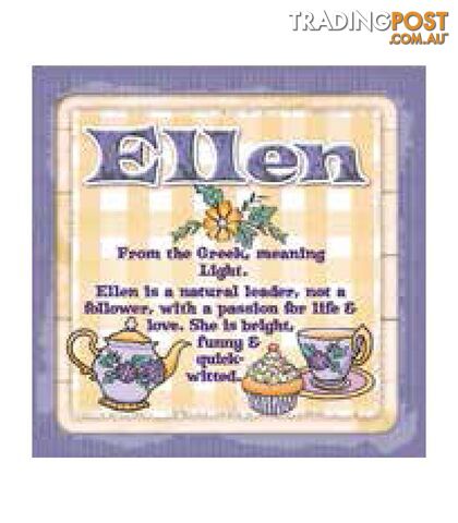 Personalised Cuppa Coasters - Ellen