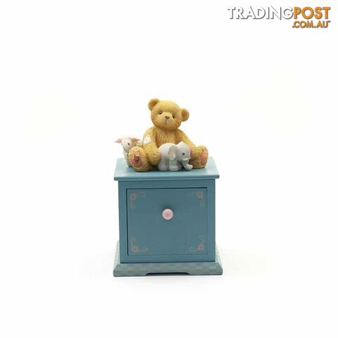 Cherished Teddies - Bear With Elephant And Lamb Photo Cube