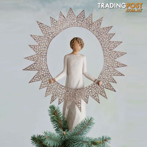 Willow Tree Starlight Tree Topper, Sculpted Hand-Painted Figure for Holiday Decor - Willow Tree - 638713285287