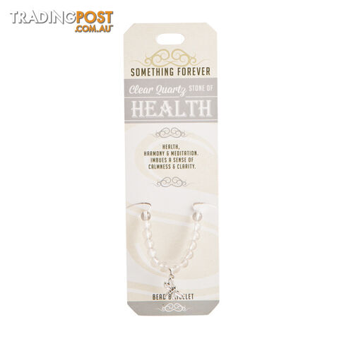 Something Forever â Clear Quartz Bead Bracelet â Stone of Health