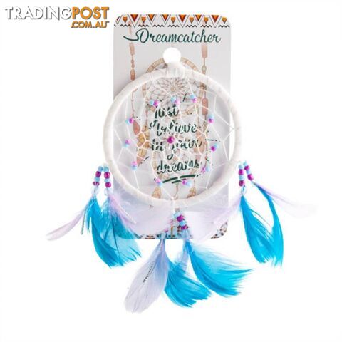 Handmade Beaded Dreamcatcher Blue/purple