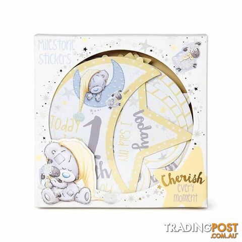Tiny Tatty Teddy Baby Milestone Baby Grow Stickers - 5059105018323