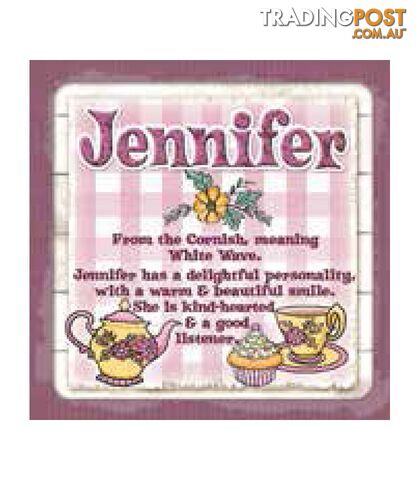 Personalised Cuppa Coasters - Jennifer