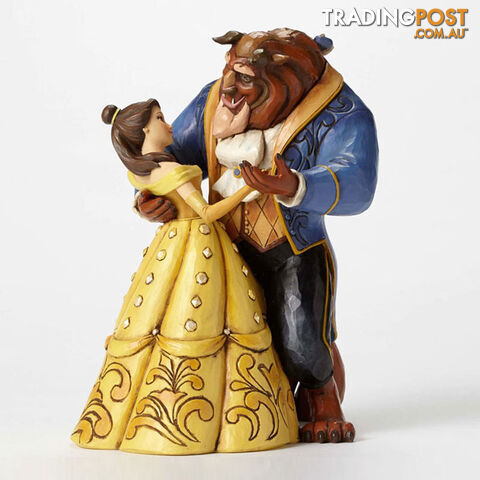 Jim Shore Disney Traditions - Belle and Beast Moonlight Waltz Figurine - Disney Traditions - 045544823203