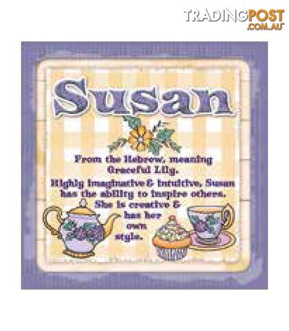 Personalised Cuppa Coasters - Susan