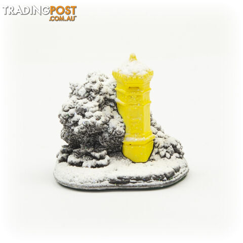 Lilliput Lane Post Box Yellow Splash - Lilliput Lane - 712203036204