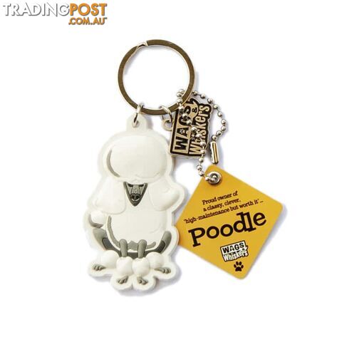 Wags & Whiskers Keyring - Poodle - History & Heraldry - 886767110400