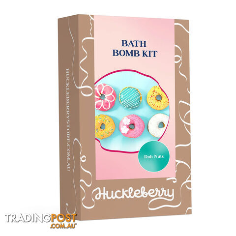 Make Your Own Bath Bombs Kit - Doh Nuts - Huckleberry - 9354901000234