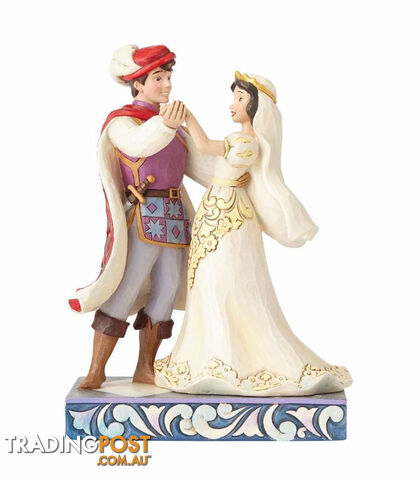 Jim Shore Disney Traditions - Snow White & Prince Wedding Figurine - The First Dance - Disney Traditions - 045544904506