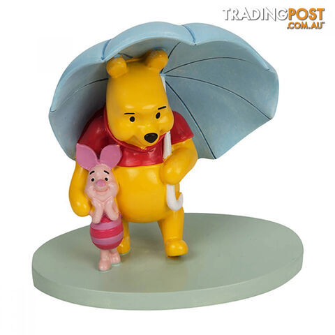 Disney Magical Moments - Pooh Umbrella Together Figurine - Disney - 5017224844520