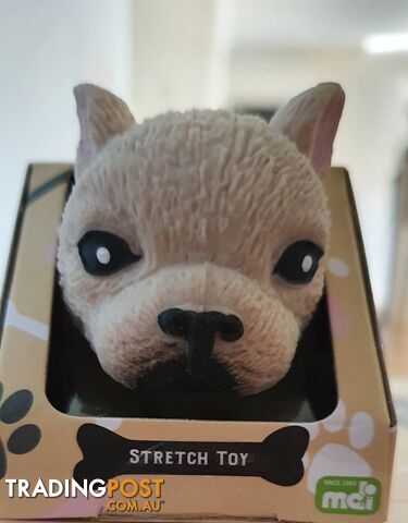 MDI Furever Pets French Bulldog Stretch Toy Cream - MDI - 9318051139978
