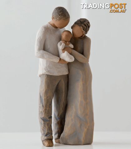 Willow Tree - We are Three Figurine - It used to be just you and me, Now we are three - a family! - Willow Tree - 638713285201