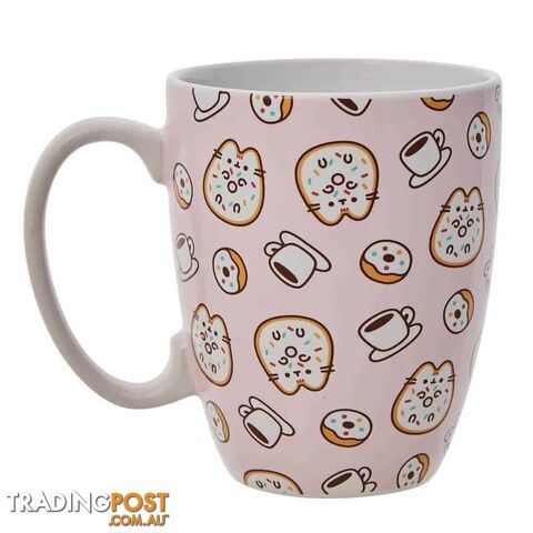 Pusheen Pink Donuts & Coffee Mug - Pusheen - 028399319633