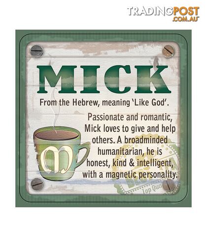Personalised Cuppa Coasters - Mick