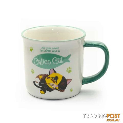 Wags & Whiskers Mugs - Calico Cat - History & Heraldry - 886767160269