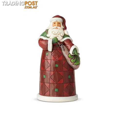 Heartwood Creek Classic - Santa With Satchel Figurine - 028399124657