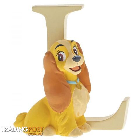 Disney Enchanting Alphabet L - Lady Figurine - Disney Enchanting - 720322295570