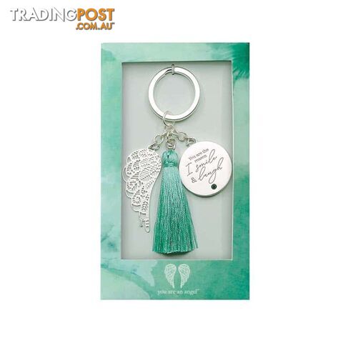 You Are An Angel Tassel Keychain - You Are The Reason - The Aird Group - 9316188083089