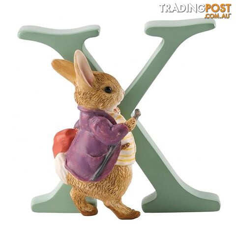 Beatrix Potter Alphabet - Letter X â Old Mr. Benjamin Bunny - Peter Rabbit -...