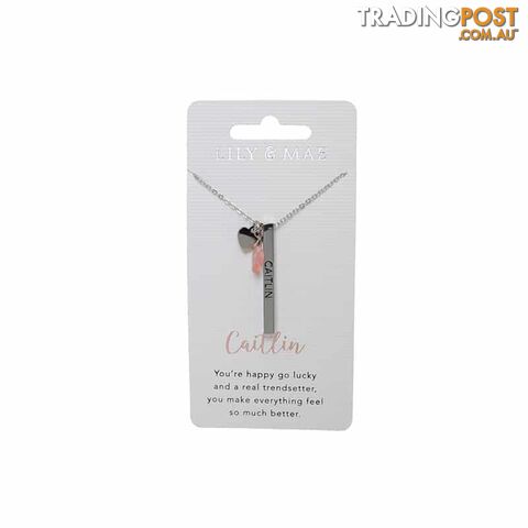 Artique - Personalised Necklace - Caitlin