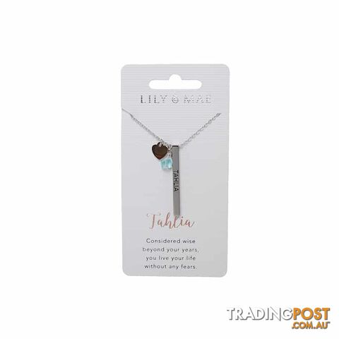 Artique - Personalised Necklace - Tahlia