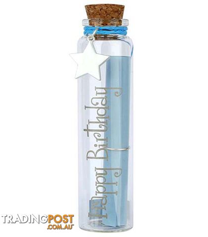 You Are An Angel - Happy Birthday Wish Bottle - Message in a Bottle
