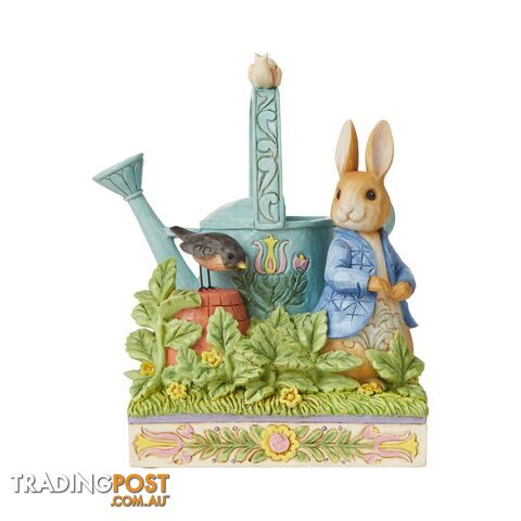 Beatrix Potter by Jim Shore - 15cm Peter Rabbit With Watering Can - Beatrix Potter by Jim Shore - 0028399284214