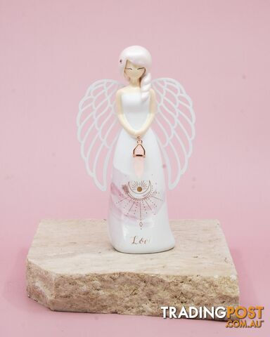You Are An Angel Figurine -Â Love - Rose Quartz - You Are An Angel - 9316188092876