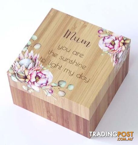 Bunch Of Joy Trinket Box 12cm Mum
