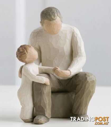 Willow Tree - Grandfather Figurine - Bridging generations with ageless love - Willow Tree - 638713260581