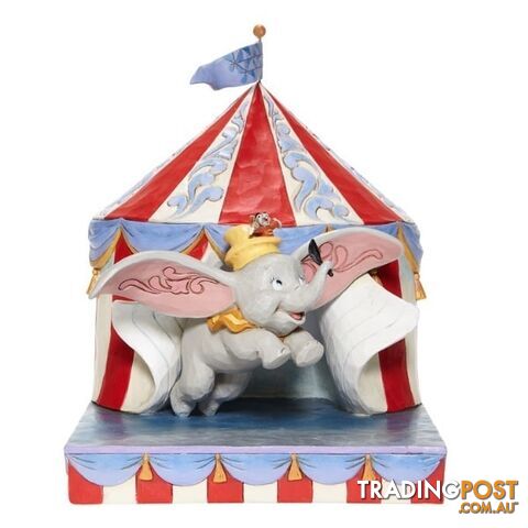 Disney Traditions - 24cm/9.5" Dumbo Flying out of Tent Scene - Disney Traditions - 0028399282388
